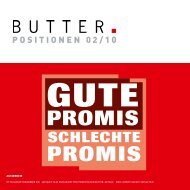 SCHLECHTE PROMIS GUTE PROMIS - Butter