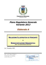 A - Relazione e Rendicontazione.pdf - Comune di Roncone