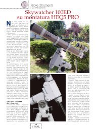 Skywatcher 100ED su montatura HEQ5 PRO - Auriga