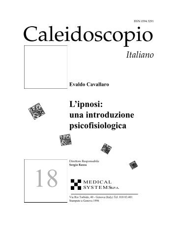 Italiano L'ipnosi: una introduzione psicofisiologica - Cavallaro Evaldo
