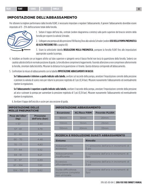 manuale - Fox