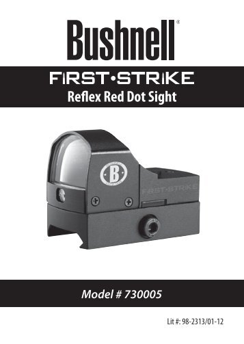 Reflex Red Dot Sight - Bushnell