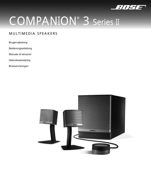 Sistema multimediale Companion® 3 - Bose