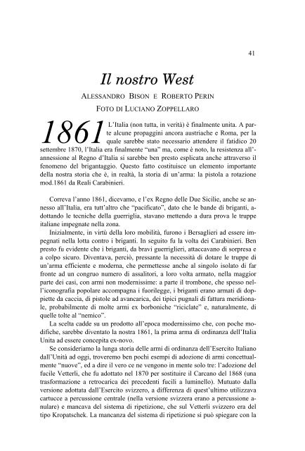 Il nostro West - Circolo Culturale Armigeri del Piave