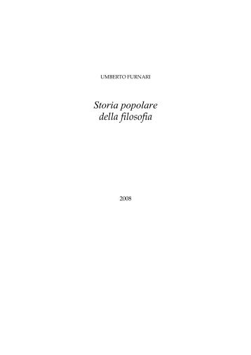 Storia popolare della filosofia - prova-cor