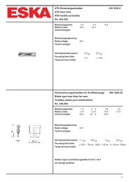 ESKA ATS-Sicherungseinsätze ATS-fuse links ATS ... - Schneider