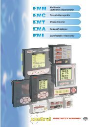 Digitale Einbau - Meßgeräte, Multifunktionsmeßgeräte - Schneider