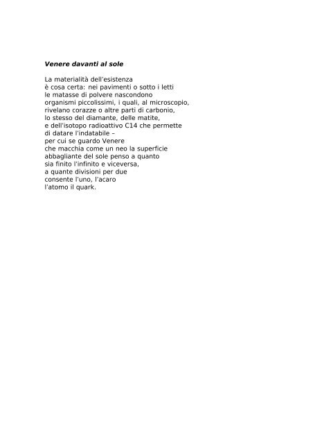 VI Quaderno di Poesia da fare - Biagio Cepollaro, poesia