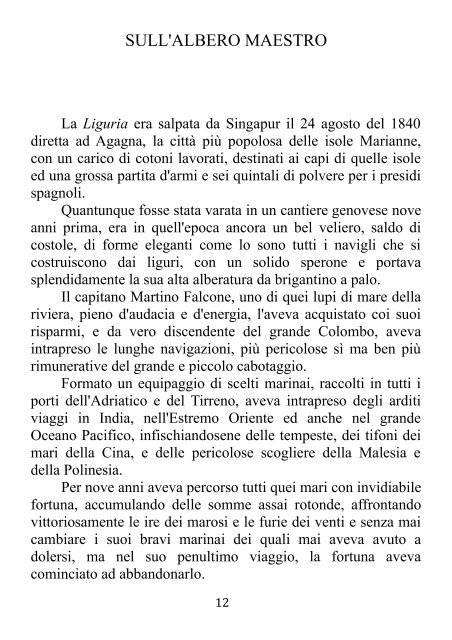 "I Robinson italiani" di Emilio Salgari - Altervista