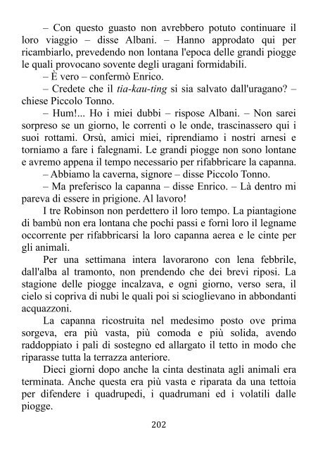 "I Robinson italiani" di Emilio Salgari - Altervista