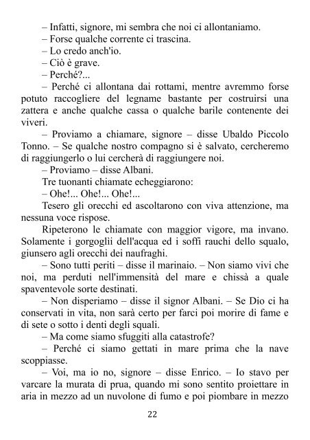 "I Robinson italiani" di Emilio Salgari - Altervista