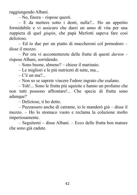 "I Robinson italiani" di Emilio Salgari - Altervista