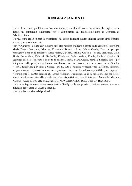 Poesie Di Giordana Freslassie Fondazione Don Carlo Gnocchi