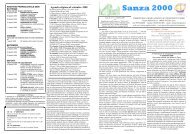 Sanza 2000 - Parrocchia di Sanza (SA) Italia
