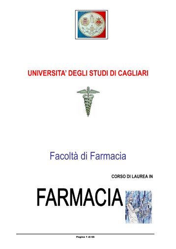 Facoltà di Farmacia - I blog di Unica - Università degli studi di Cagliari.
