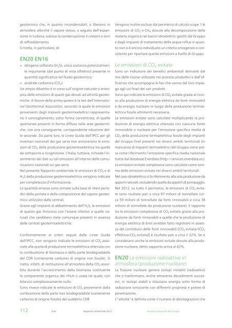 Rapporto ambientale 2012 - Enel.com