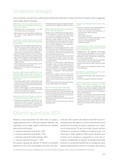 Rapporto ambientale 2012 - Enel.com