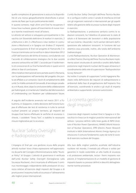 Rapporto ambientale 2012 - Enel.com