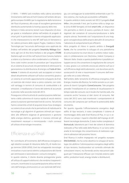 Rapporto ambientale 2012 - Enel.com