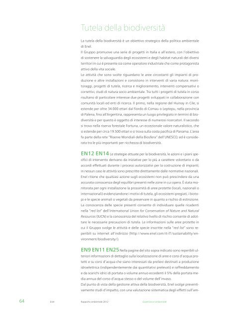 Rapporto ambientale 2012 - Enel.com