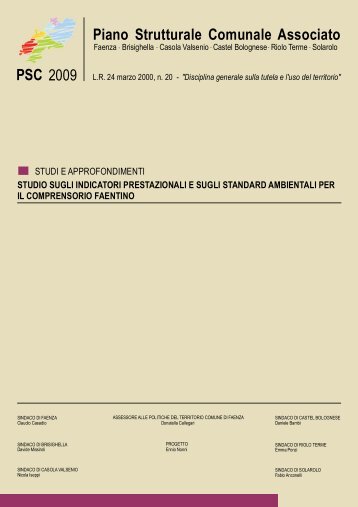 Relazione_Studio sugli indicatori prestazionali e standard ...