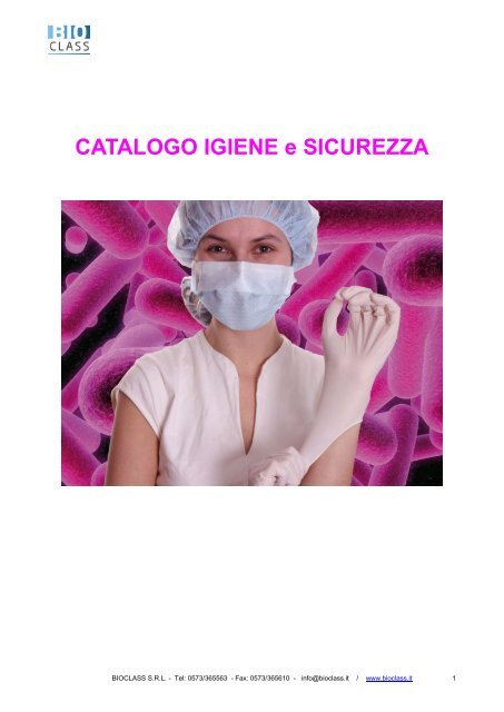 Catalogo Igiene e Sicurezza - Bioclass