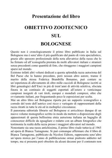 Obiettivo Zootecnico sul Bolognese - Sindacato Nazionale Scrittori