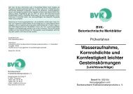 Wasseraufnahme, Kornrohdichte und Kornfestigkeit leichter ...