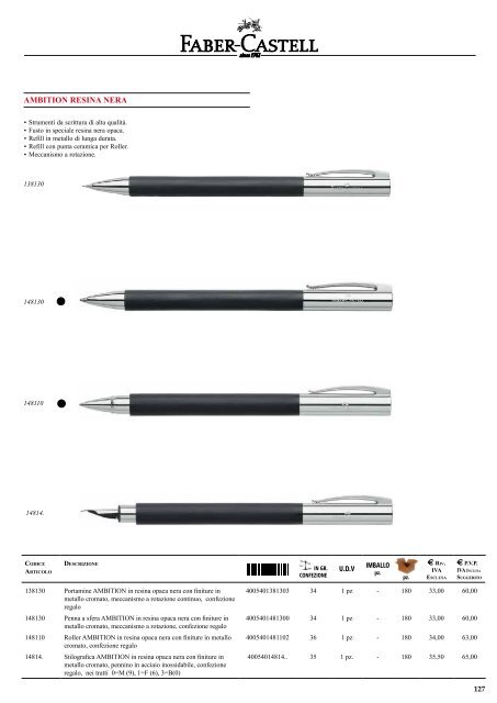 CATALOGO PREZZI 2013 - Gruppo In Ufficio