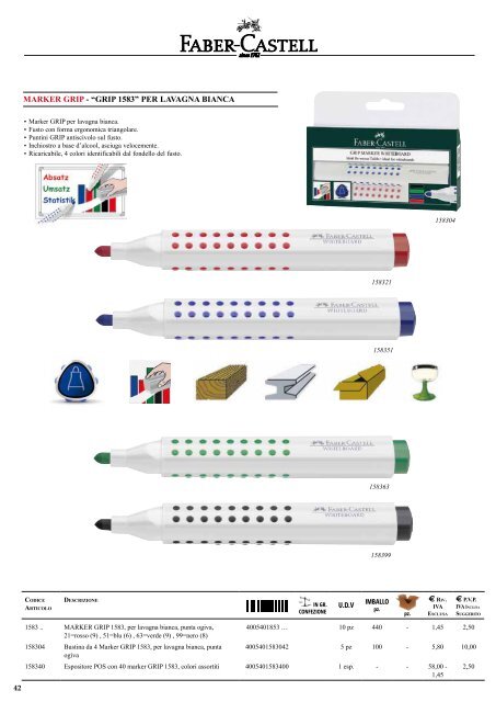 CATALOGO PREZZI 2013 - Gruppo In Ufficio