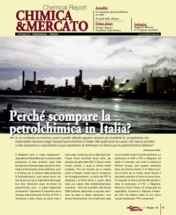 Perché scompare la petrolchimica in Italia? - Promedia