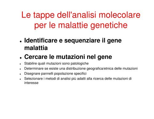 lezione 27-28 linkage analisi 04/11/2010