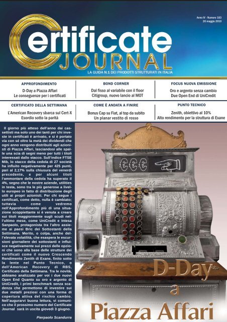 Clicca Qui Per Leggere (.pdf) - Certificate Journal