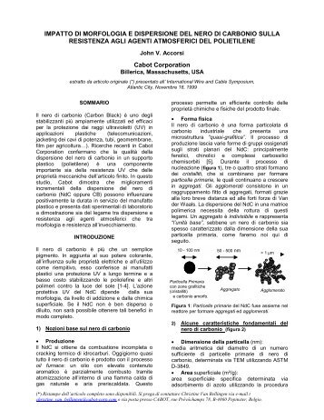 The Impact of Carbon Black Morphology and Dispersion - Cabot ...