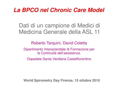 (Microsoft PowerPoint - dia bpco FIRENZE2.ppt ... - Progetto LIBRA