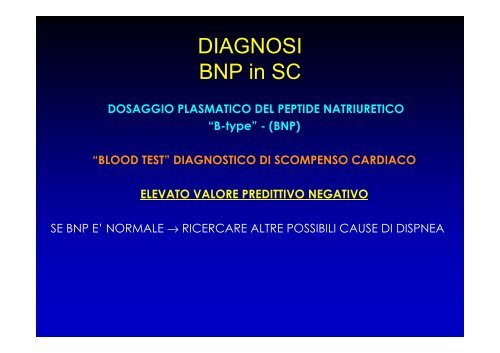 Il paziente con nuova diagnosi di scompenso o ... - Anmco