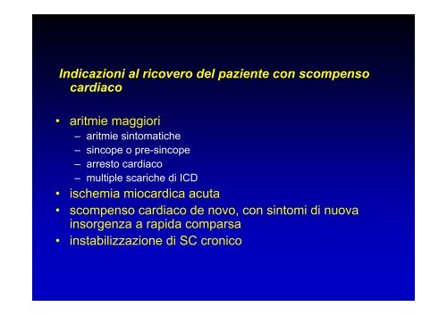 Il paziente con nuova diagnosi di scompenso o ... - Anmco