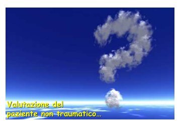 Valutazione del paziente internistico - Pubblica Assistenza e Soccorso