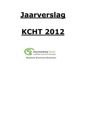 Jaarverslag 2012 - WDH Twente