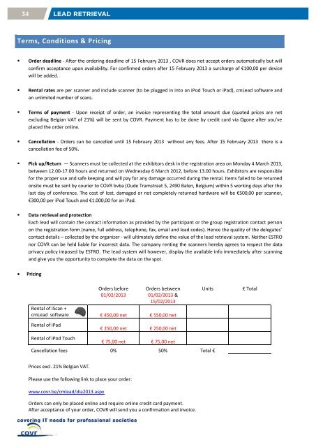 Download Exhibitor Services Manual (PDF) - Drug Information ...