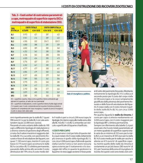 I costi di costruzione dei ricoveri zootecnici I ... - Ermes Agricoltura