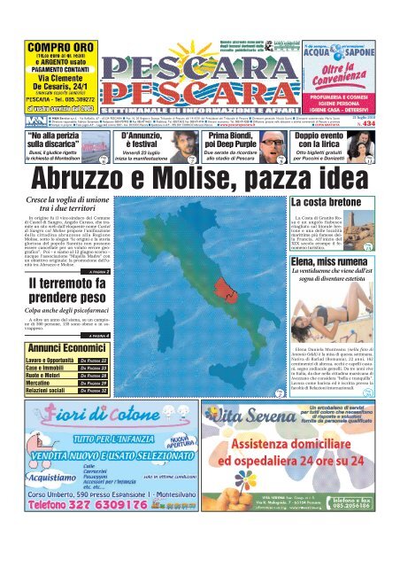 Abruzzo e Molise, pazza idea - PescaraPescara.it
