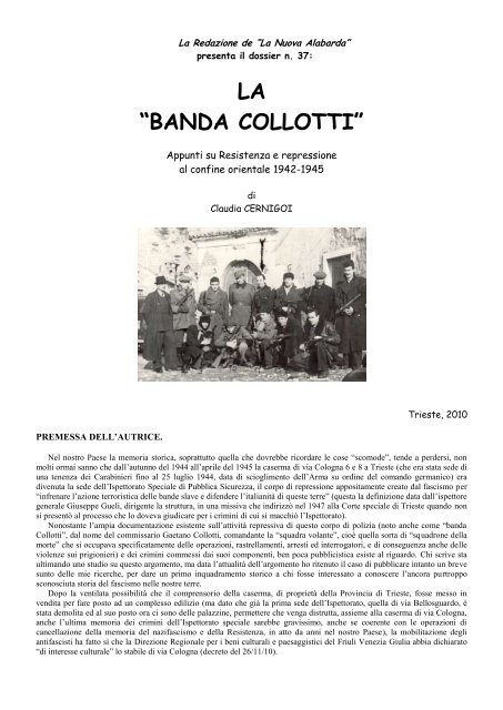 scarica il dossier in formato pdf - dieci febbraio 1947