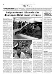 Indignación en el Rif ante la falta de ayuda de Rabat tras el terremoto