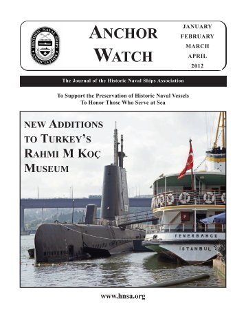 Winter 2006 HNSA Anchor Watch.qxd - Historic Naval Ships Visitors ...