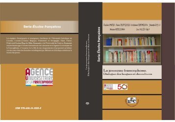 La jeunesse francophone - Biblioteca Universitatii "LUCIAN BLAGA ...