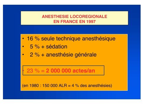 ALR en France - Institut d'Anesthésie-Réanimation de Paris