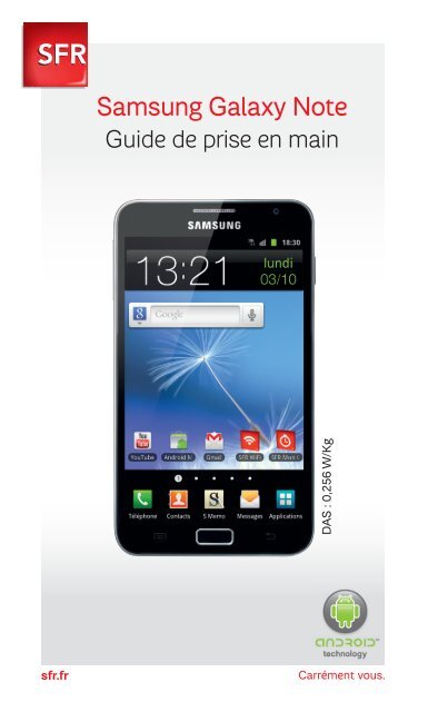 Samsung Galaxy Note - Assistance SFR