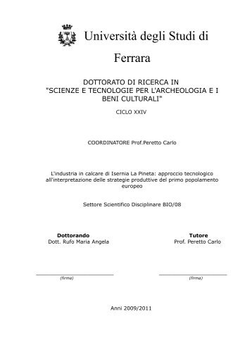 Università degli Studi di Ferrara