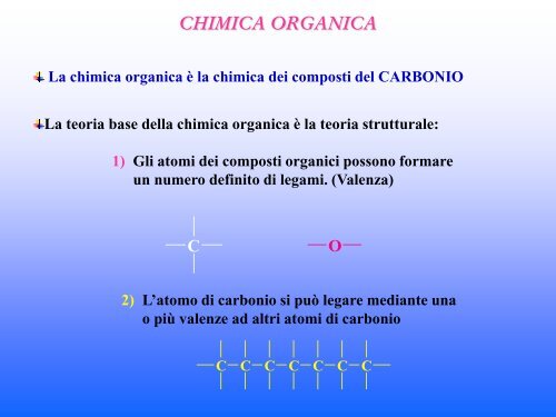 CHIMICA ORGANICA
